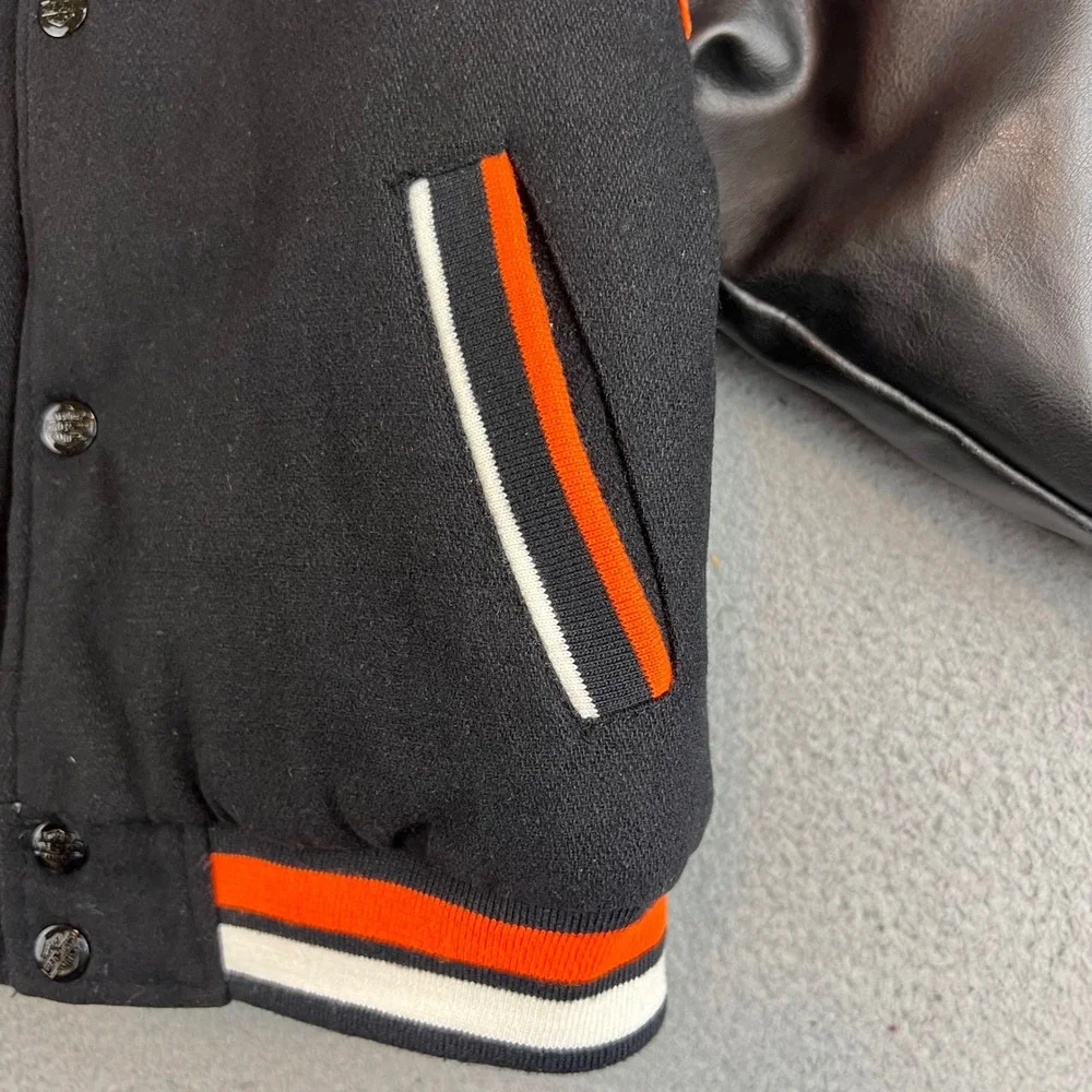 Youth Kid Harley Davidson Kids Reversible Varsity Jacket Embroidered 4T